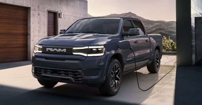 Stellantis shows preproduction Ram 1500 REV in new Super Bowl ad