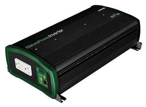 A typical off-grid inverter with ports