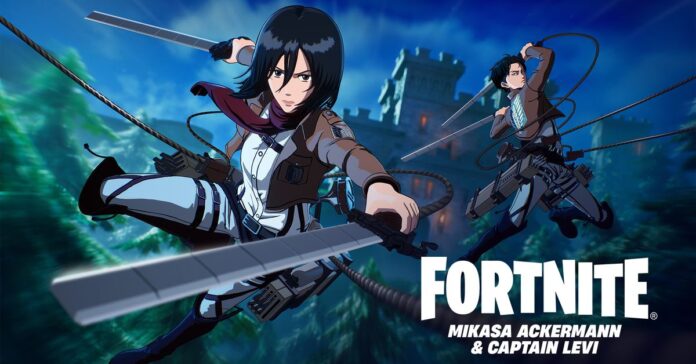 Fortnite’s new update adds Attack on Titan gear