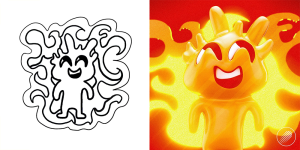 Orange Comet Enlists Doodleboy for Foray into the World of Art