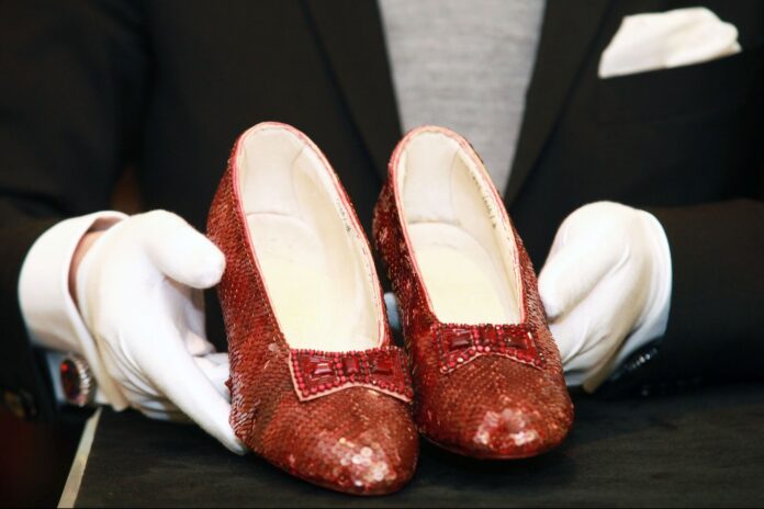Man Charged for Stolen 'Wizard of Oz' Ruby Slippers