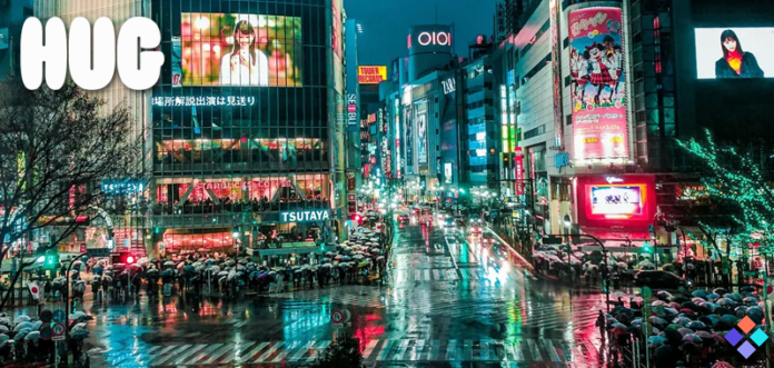 Cozomo de’ Medici and HUG Team at the Shibuya Crossing