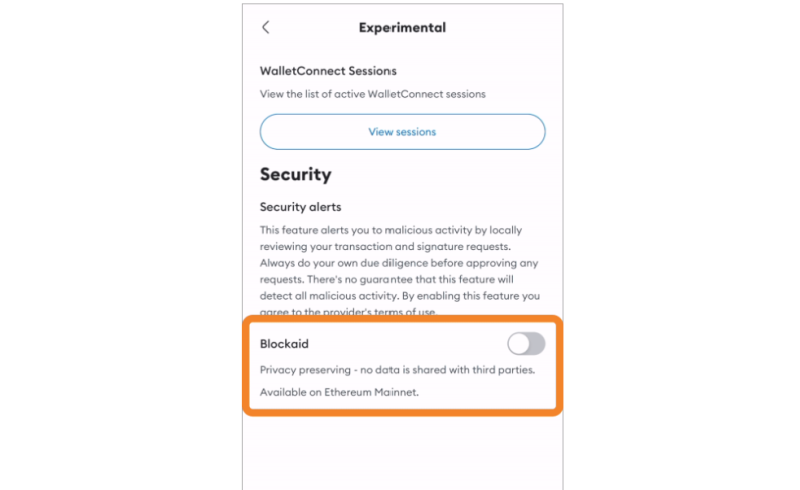 MetaMask scam alerts