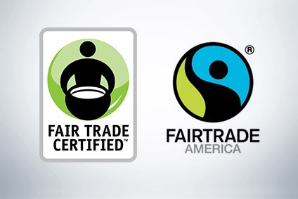 Fair Trade Certified and Fairtrade America logos