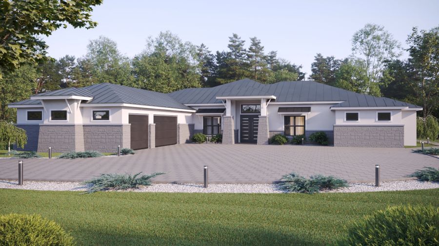 Exterior of Eco Estates International home