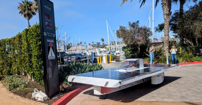 Coast-to-coast in a solar-powered car — and a new Cannonball Run record