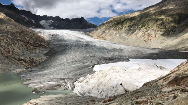 Melting glacier