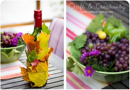 Autumn table setting
