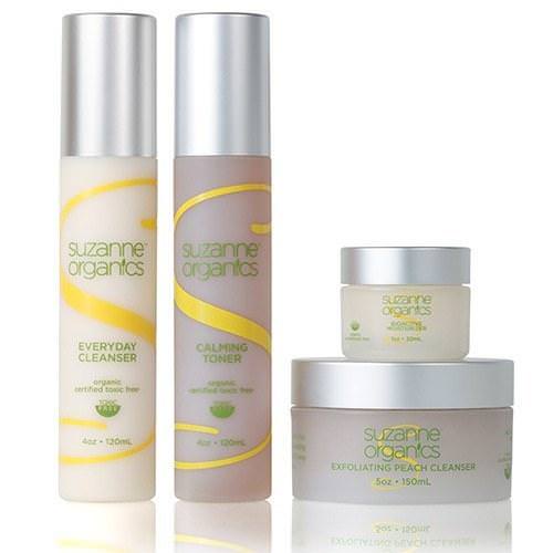 SUZANNE Organics 4-piece skincare kit