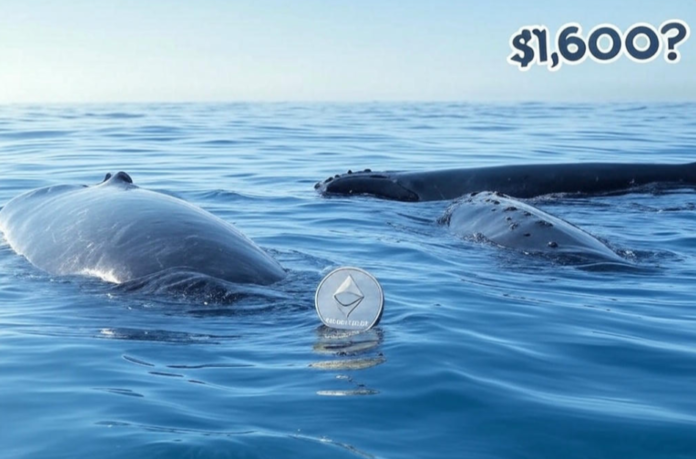 2 Whales Purchased 15,191 ETH During the Recent Dip; Will This Fuel a Recovery Above $1,600?